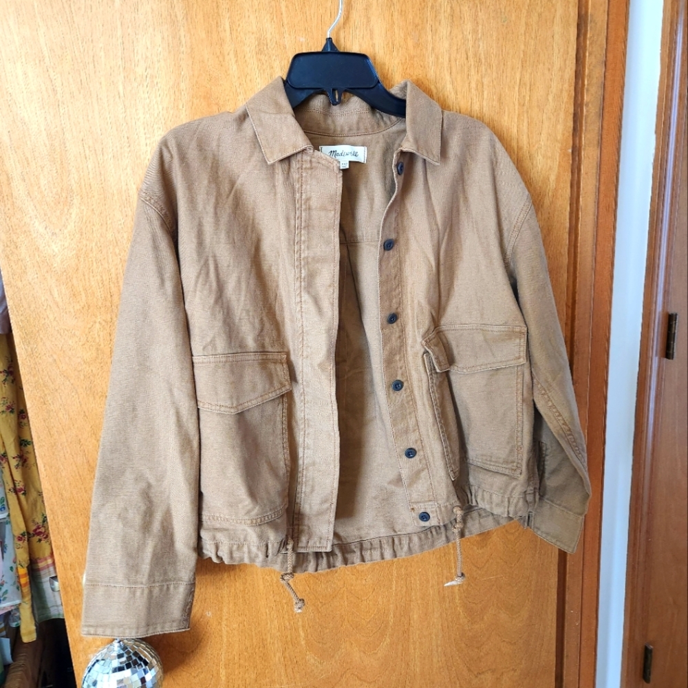 Brand New Women's Madewell Brown Outdoor Utility Field Jacket